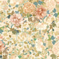 Wallpaper mural with flowers for use in interior design.