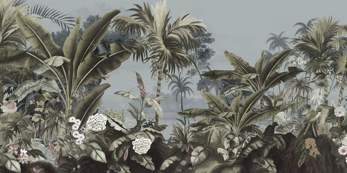 Tropischer Botanischer Garten Hintergrundbild