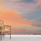 Room with a Beautiful Sunset Wallpaper Mural