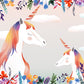 Unicorns Animals on a Nursery Wall Mural Wallpaper for Your Home Decoration