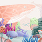 Wallpaper Mural of Seabed Animals for Home Decoration Featuring Sealife