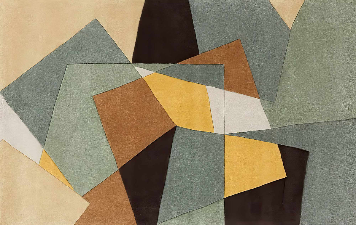 Abstrakte geometrische Formen moderne Wandtapete
