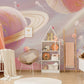 Planets & Jellyfish Wallpaper Mural