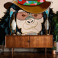 Cowboy Gorilla Wallpaper Mural