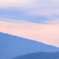 Home Decoration Wallpaper Mural Featuring a Pink Sky on the Mountain.