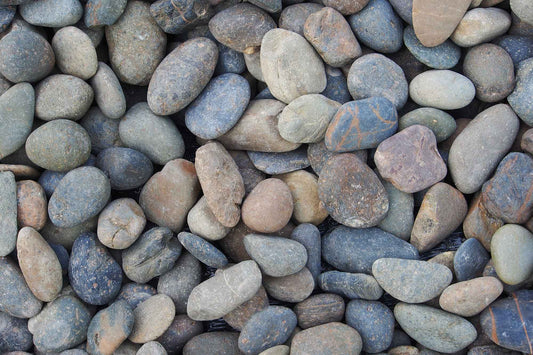 Pebble Blocks Wallpaper Mural Designed for Use as Home Decoration