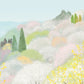 Pastel Spring Blossom Scenic Mural Wallpaper