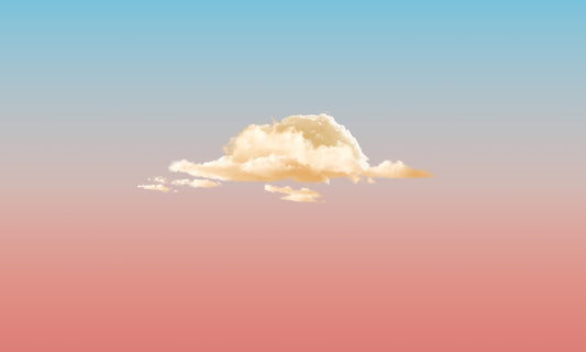 Serene Sunset Clouds Mural Wallpaper