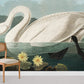 Mural Room Featuring American Swan Wallpaper
