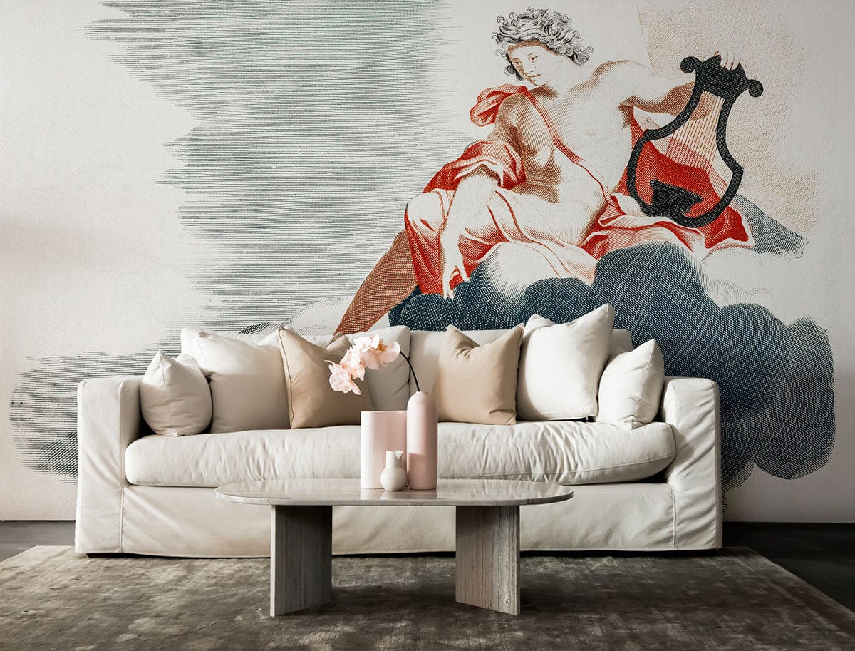 Famous Painting Apollo Murals For Living Room