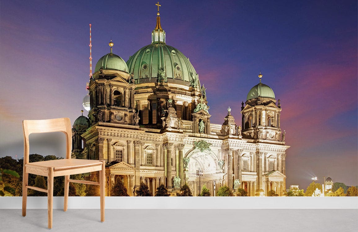 berlin palace in evening wallpaper for room