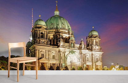 berlin palace in evening wallpaper for room