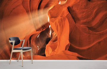 Warm Sandstone Rock Landscape Mural Wallpaper