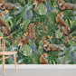 cheetahs in the lush forest wallpaper for room