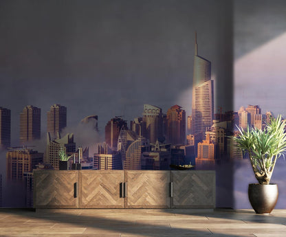 famous tall dubai building groups wallpaperdecoration art