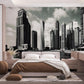 different Dubai buildings stay together wallpaper decoration art