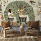 Egyptian Loyalty Vinatge Mural Design Art Idea