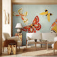 Dotted Butterfly Wall Mural Living Room