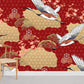 Japanese Crane Animal Wallpaer Mural