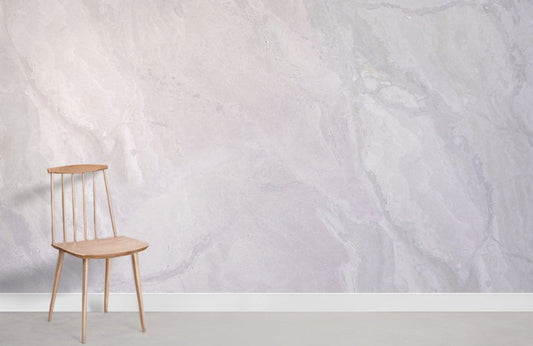 Elegant Grey Marble Effect Mural Wallpaper