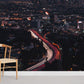 busy los angeles road and traffic wallpaper for room