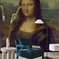 Decorative Wallpaper Mural of the Mona Lisa for the Living Room