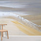 Wall mural with a colourful desert scene, perfect for interior design.