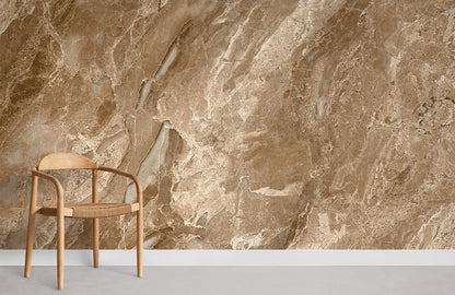 Luxurious Beige Marble Effect Wallpaper Mural