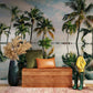 coconut tree wallpaper mural living room decoration idea