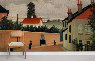 Vintage Rural Landscape Art Mural Wallpaper