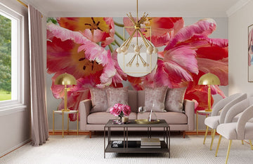 Parrot Tulips Wallpaper Mural