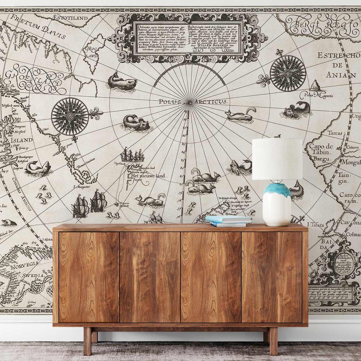 Rijksmuseum Map Wallpaper Mural Decoration