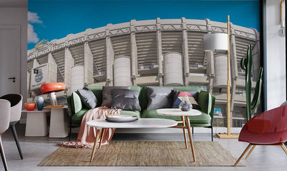 Santiago Bernabeu football Stadium Wallpaper for living room decor