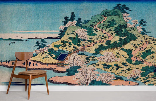 Sesshu Ajigawaguchi Tenposan Mountain Wallpaper For Room