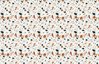 Home Decoration Wallpaper Mural Featuring Terrazzo Chips Made of Marble