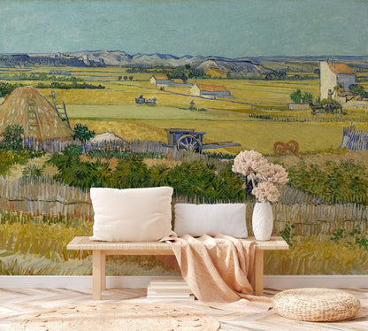 The Harvest Wallpaper Mural for hallway decor