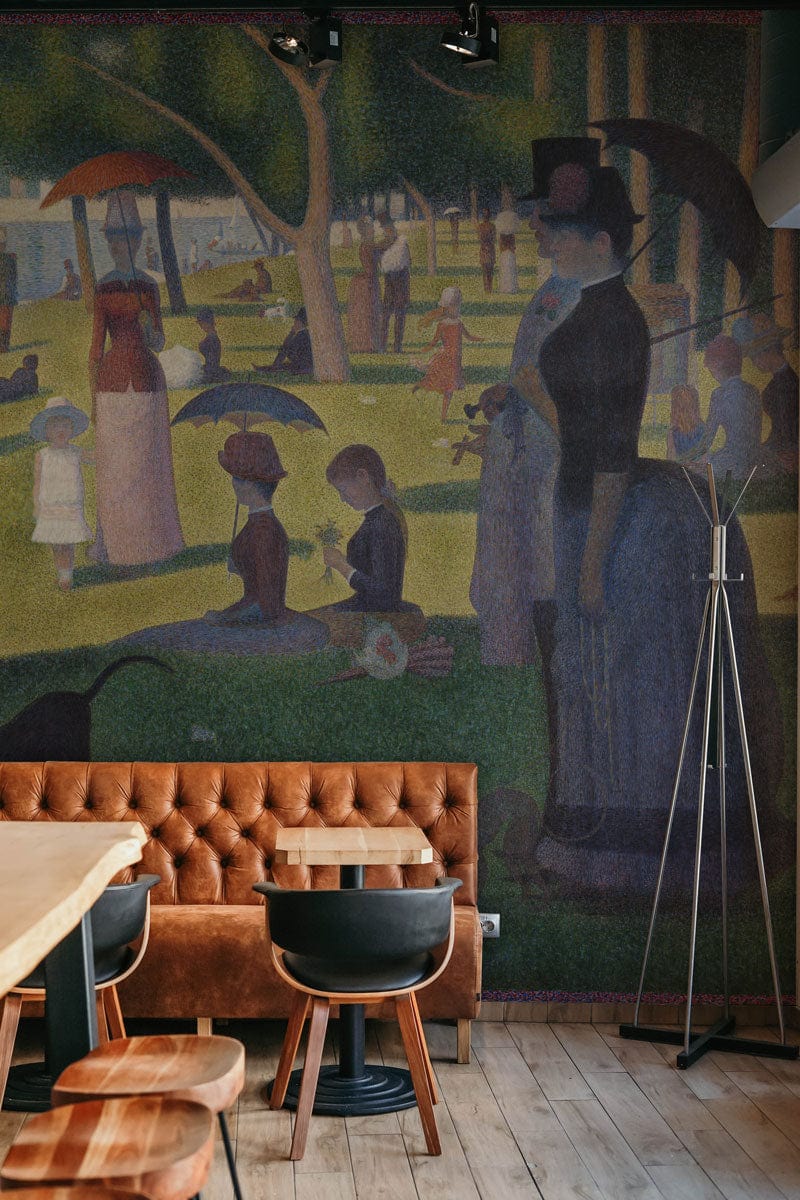 A Sunday on La Grande Jatte Wallpaper Mural for dining room decor