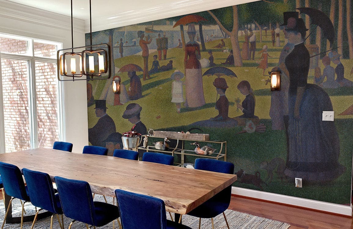 A Sunday on La Grande Jatte Wallpaper Mural for office decor