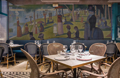 A Sunday on La Grande Jatte Wallpaper Mural for restaurant decor