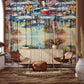 Wall Art Decoration with Abstract Colorful Painting Wallpaper Mural for Hallway