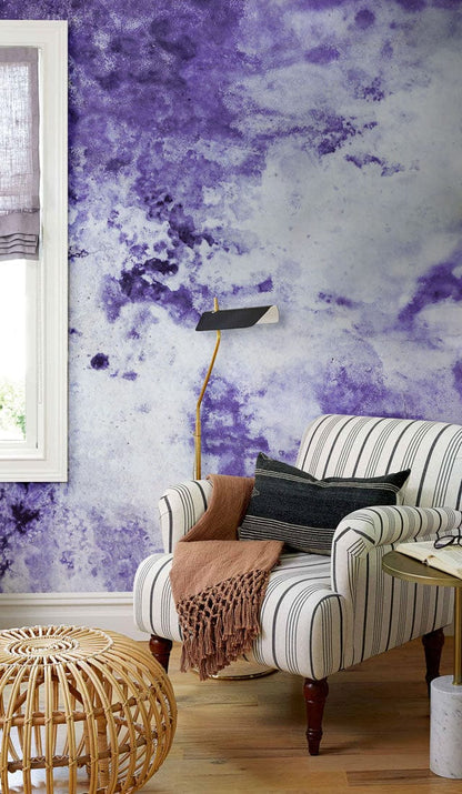 abstract crack wall mural lounge interior design