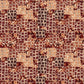 Rustic Brick Mosaic Geometric Mural Wallpaper