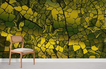 Papier Peint Panoramique Miroir Brisé