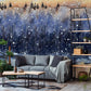 abstract painting forest wall mural living room custom design