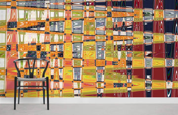 Abstract Colorful Geometric Mural Wallpaper