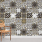 Victorian Geometric Tile Effect Mural Wallpaper