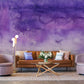 abstract watercolor purple art decoration idea
