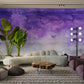 abstract watercolor wall mural living room decor