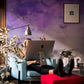 ombre art custom wall mural study room design