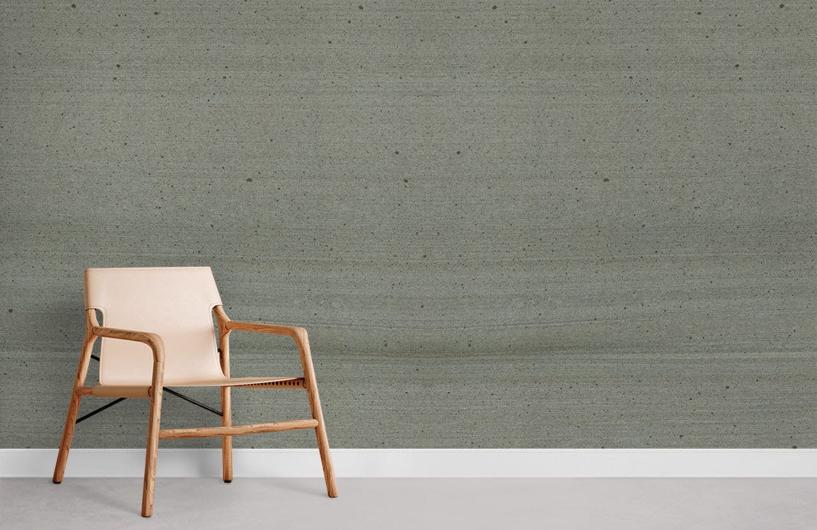 Light Green Concrete Wallpaper Mural Room Decoration Idea